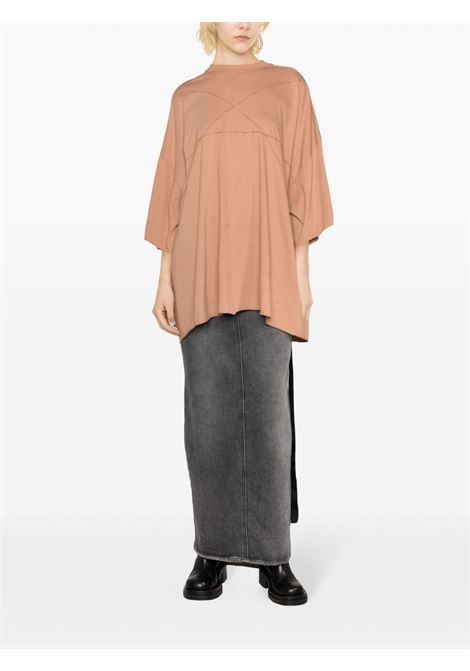 T-shirt oversize in rosa - donna RICK OWENS DRKSHDW | DS01D1209RNET113